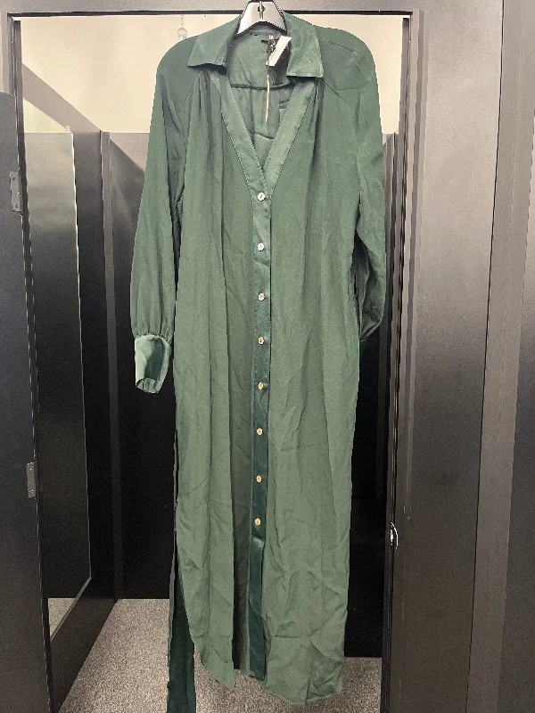 Deal Frenzy Green Dress Party Long BR NWT, Size L