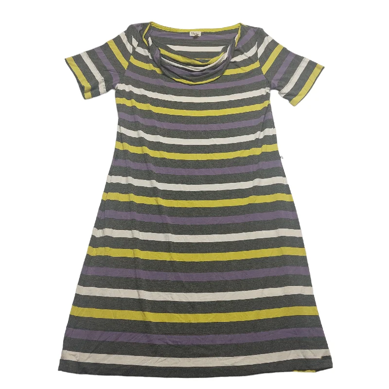Special Offer Striped Pattern Dress Casual Midi Hatley, Size M