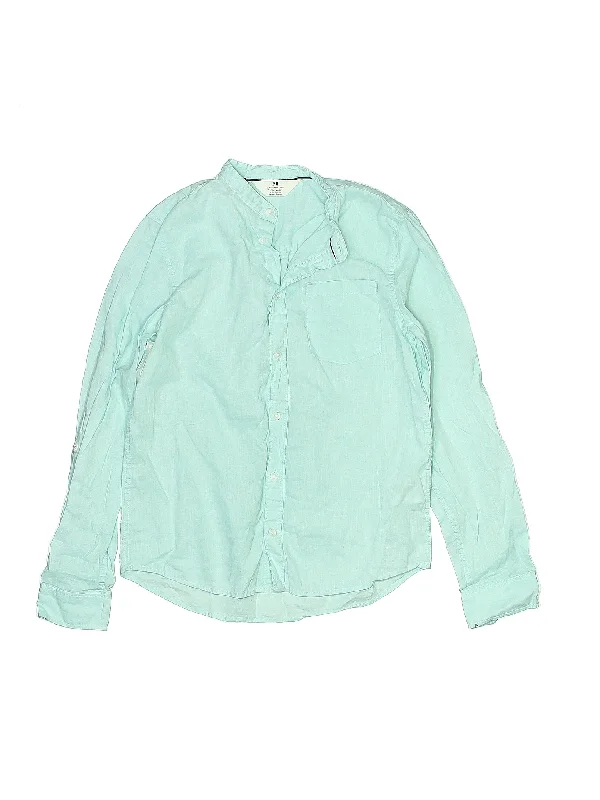Super Bargain Long Sleeve Button Down Shirt