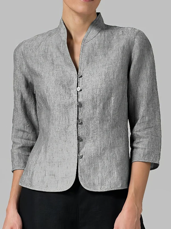 Lightweight Two-Tone Cotton Shirt