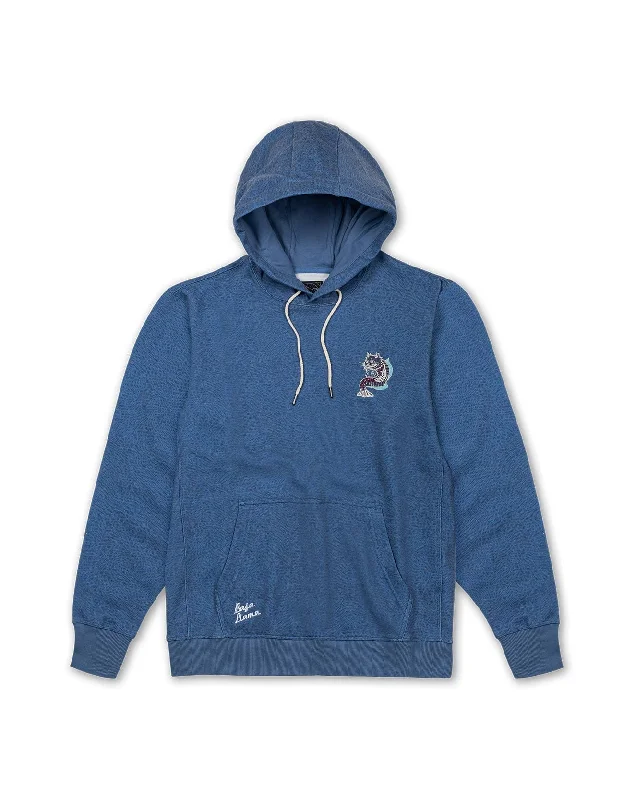 Quick Sale CATFISHED ORGANIC COTTON HOODIE - BLUE by Bajallama
