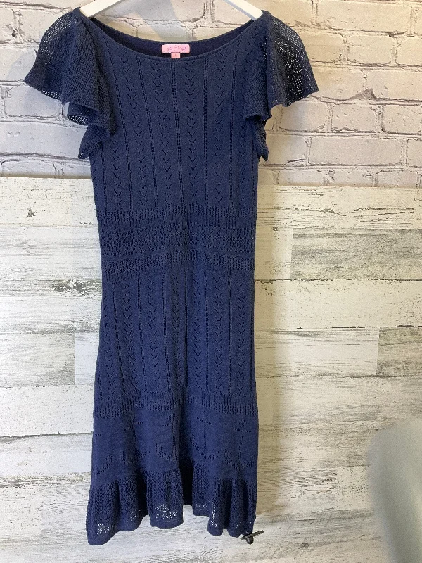 Price Drop Navy Dress Casual Short Lilly Pulitzer, Size S