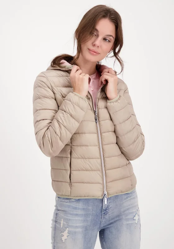 Grand Opening Sale Monari Short Quilted Jacket, Taupe