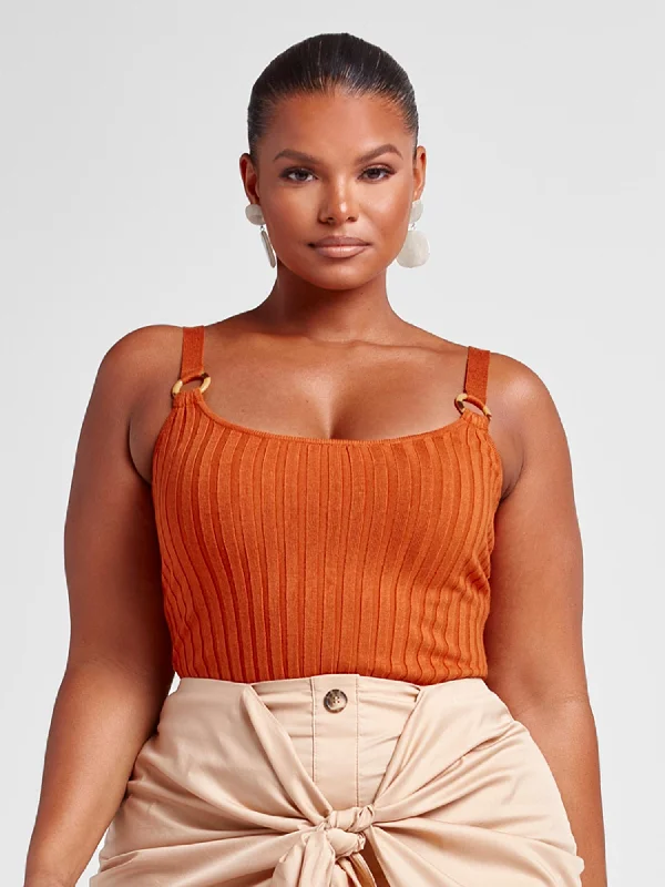 Today’s Special Melanie Rib Knit Tank with O-Ring Straps