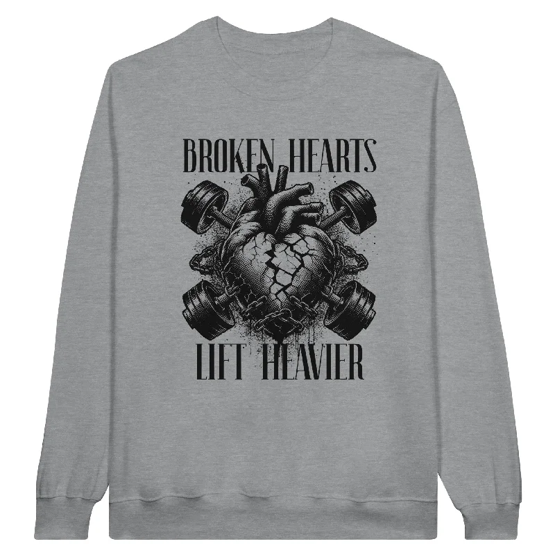 Markdown Madness Broken Hearts Unisex Crewneck Sweatshirt