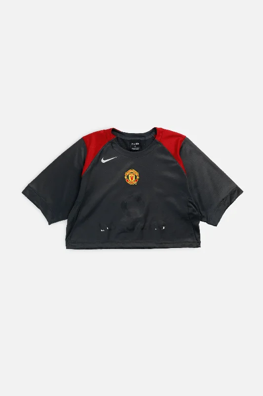 Rework Crop Manchester Soccer Jersey - L