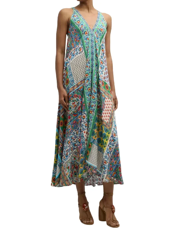 Diskana Eva Dress In Multicolor