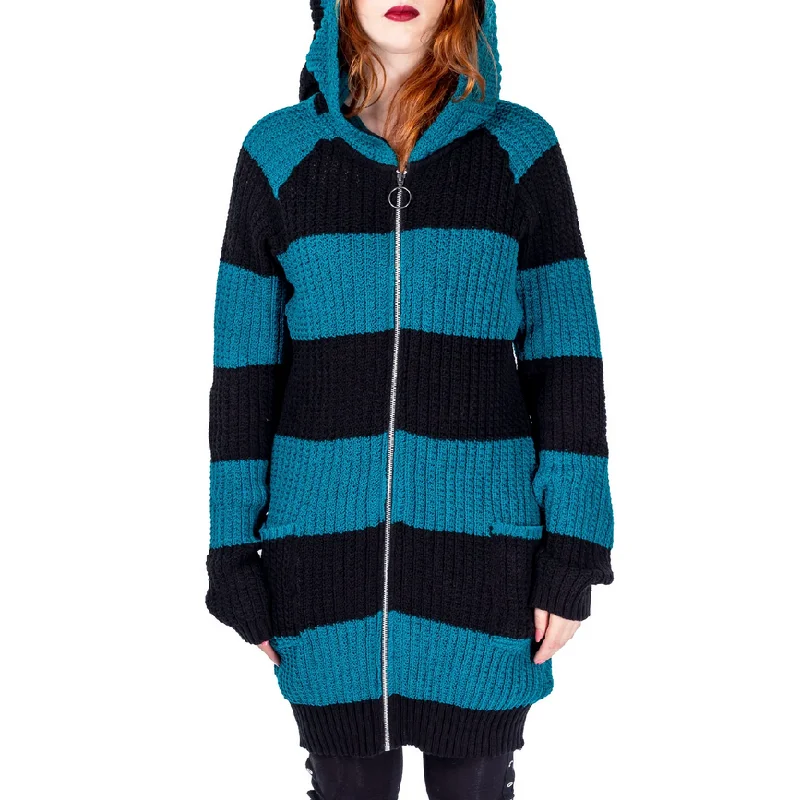 Weekend Deal ESTHER CARDIGAN - BLACK/Green
