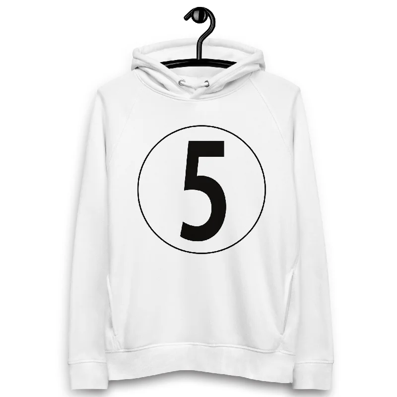 Exclusive Deal Unisex pullover hoodie: Black on White 5