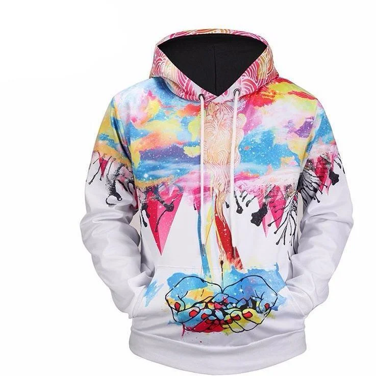 Closeout Colourful Tie Dye Graphic