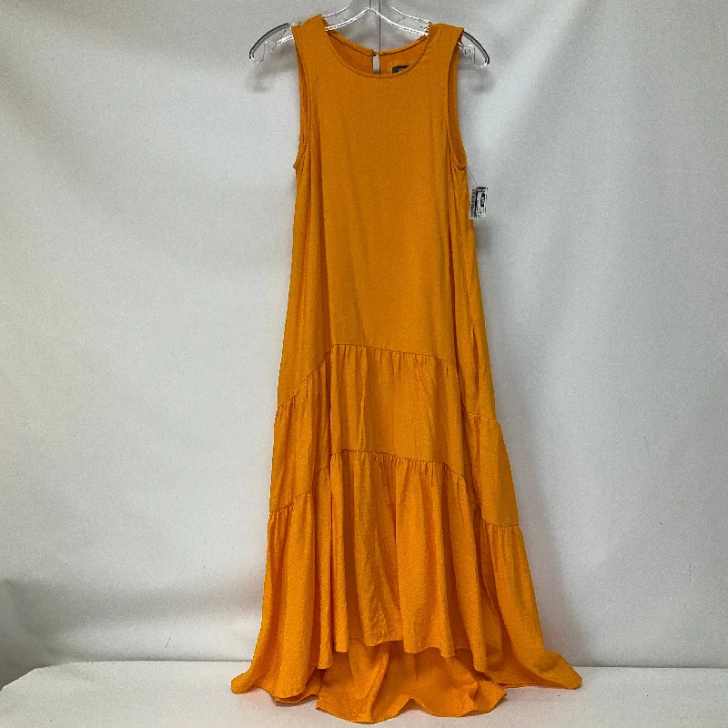 Don't Wait Yellow Dress Casual Maxi Maeve, Size Xs