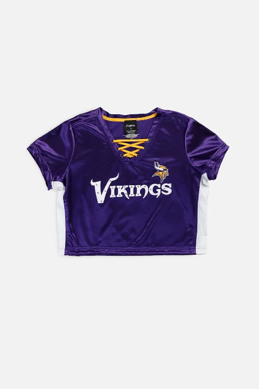 Year-End Sale Rework Crop Minnesota Vikings NFL Jersey - M