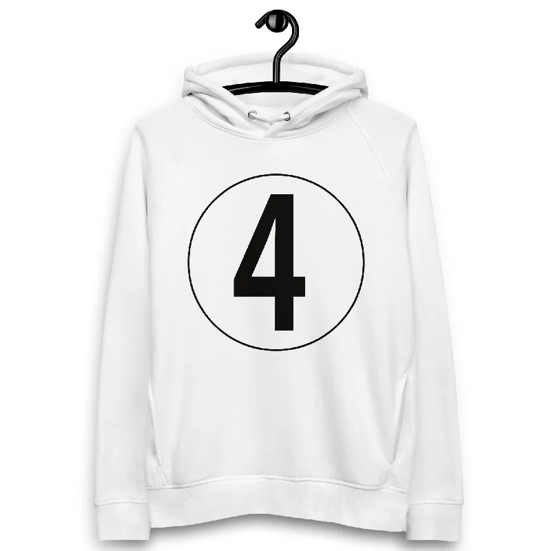 Don't Wait Unisex pullover hoodie: Black on White 4