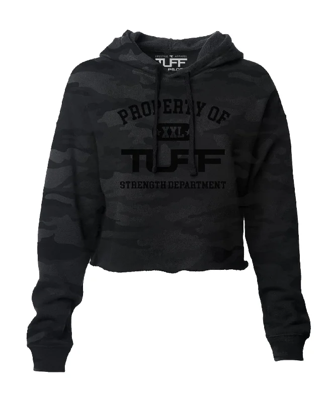 Special Price Property of TUFF Hooded Cropped Fleece