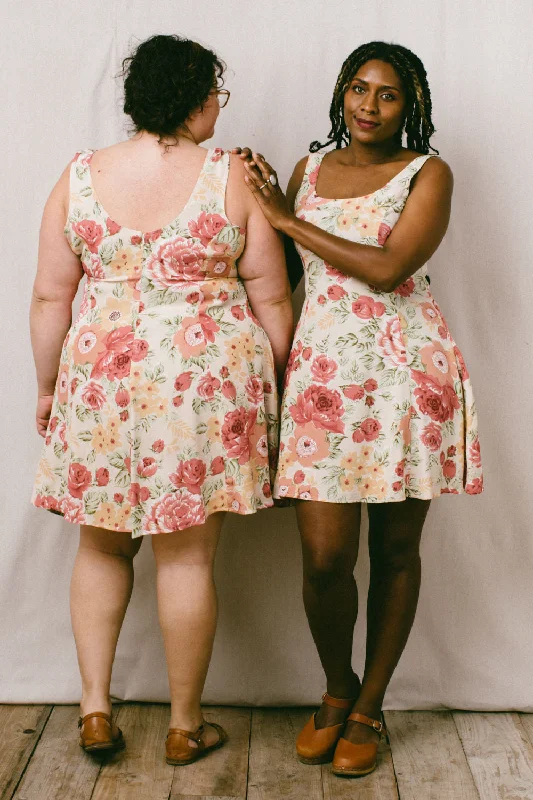 Markdowns Delana Dress in Peach Floral