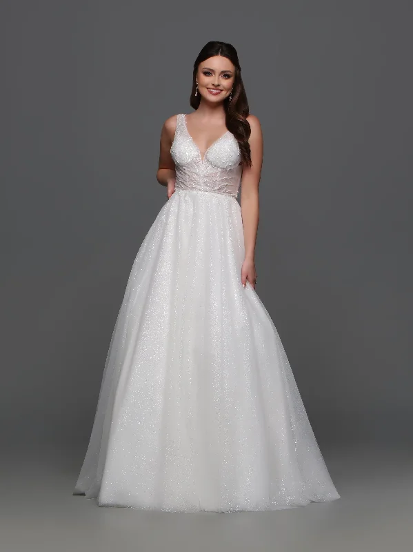 Holiday Sale Davinci F121 A Line Shimmer Sheer Wedding Dress V Neck Tulle Bridal Gown Beaded Bodice Holiday Sale Davinci F121 A Line Shimmer Sheer Wedding Dress V Neck Tulle Bridal Gown Beaded Bodice