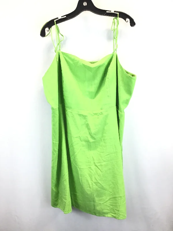 Sneak Peek Sale Green Dress Casual Short Old Navy, Size 3x