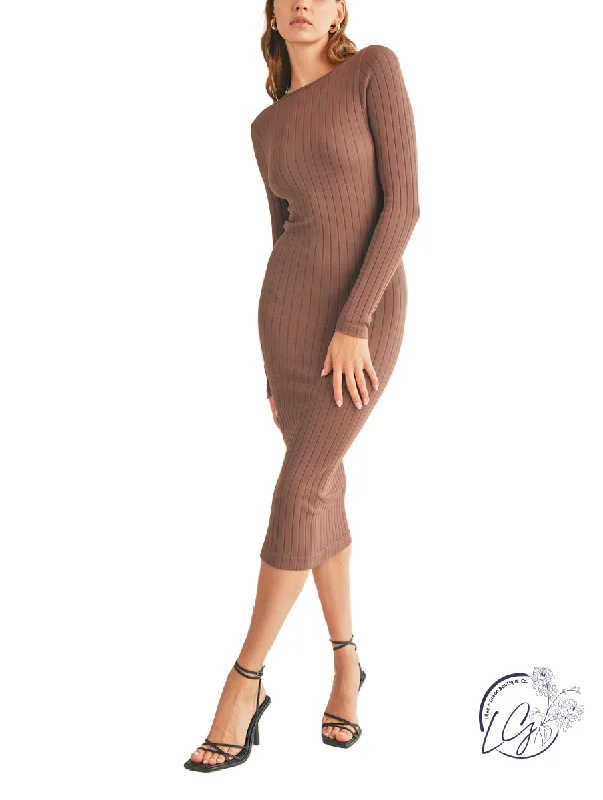 Today’s Special Sleek Serenity Ribbed Dress