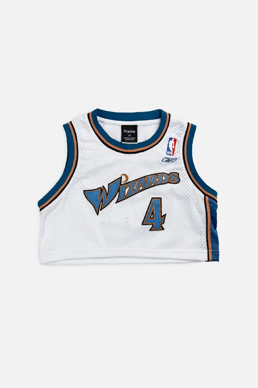 Final Markdown Rework Washington Wizards NBA Crop Jersey - XS