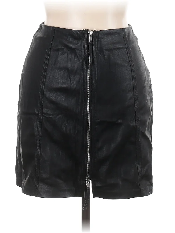 Markdowns Faux Leather Skirt