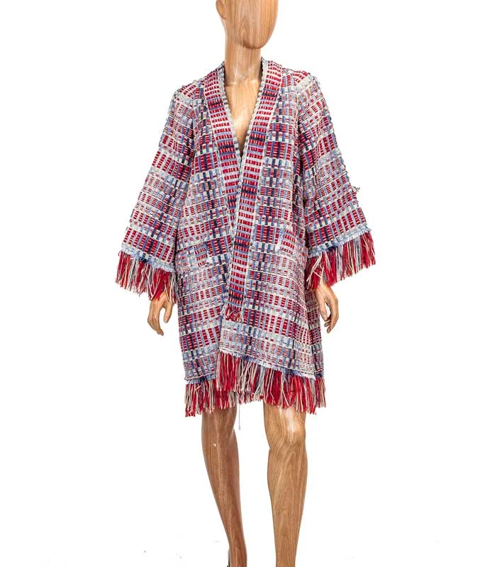 Discount Mania Woven Open Front Duster