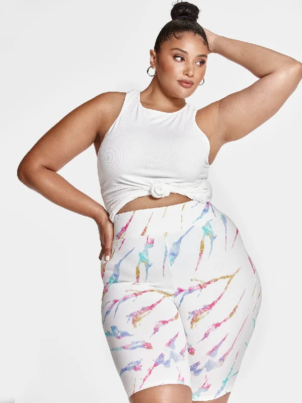Season Finale Sale Gina Tie Dye Bike Shorts