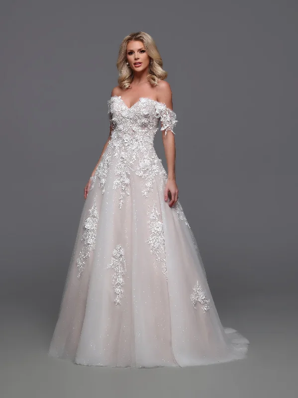Exclusive Deal Davinci 50883 A Line Lace Wedding Dress Detachable off shoulder sleeve corset bridal gown Exclusive Deal Davinci 50883 A Line Lace Wedding Dress Detachable off shoulder sleeve corset bridal gown