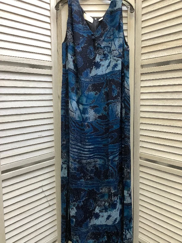 Extra Savings Navy Dress Casual Maxi Elisabeth, Size 18