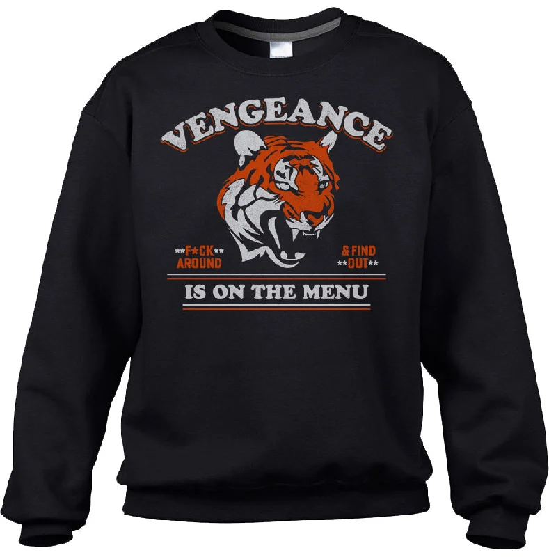 YEAR-End Clearance Unisex Vengeance is On The Menu Sweatshirt