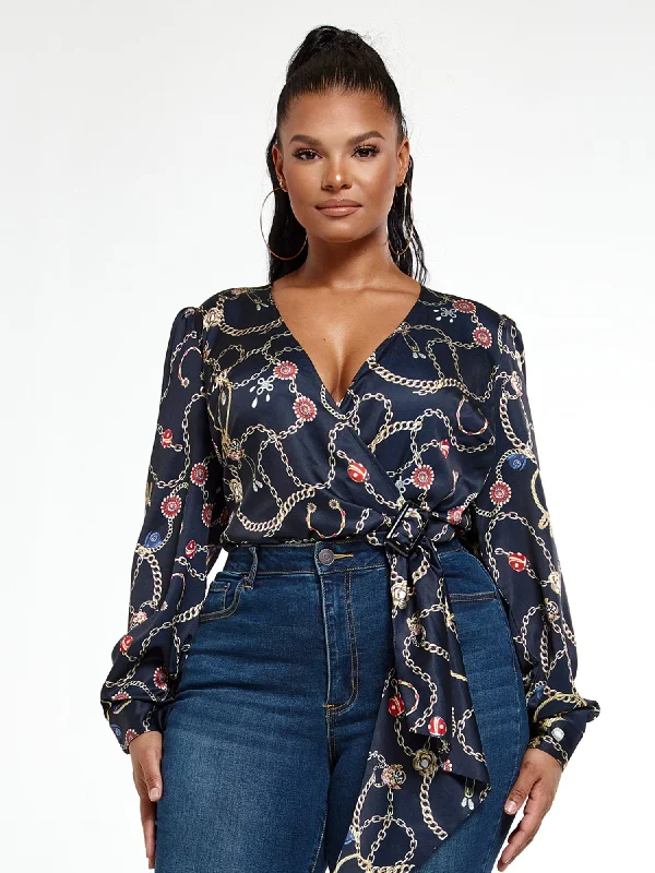 Early Access Paige Chain Print Bodysuit