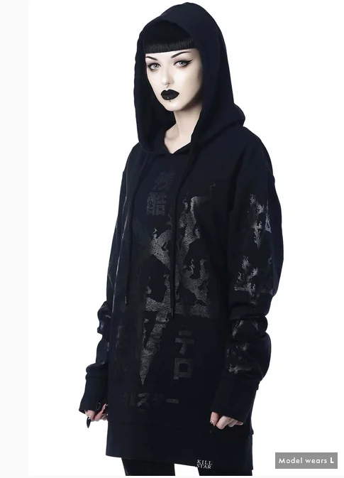 Seasonal Clearance Night Terror Oversized Hoodie