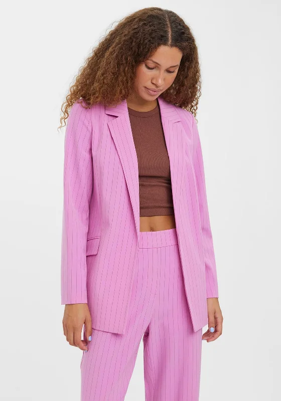 Customer Appreciation Sale Vero Moda Pinstripe Blazer, Cyclamen