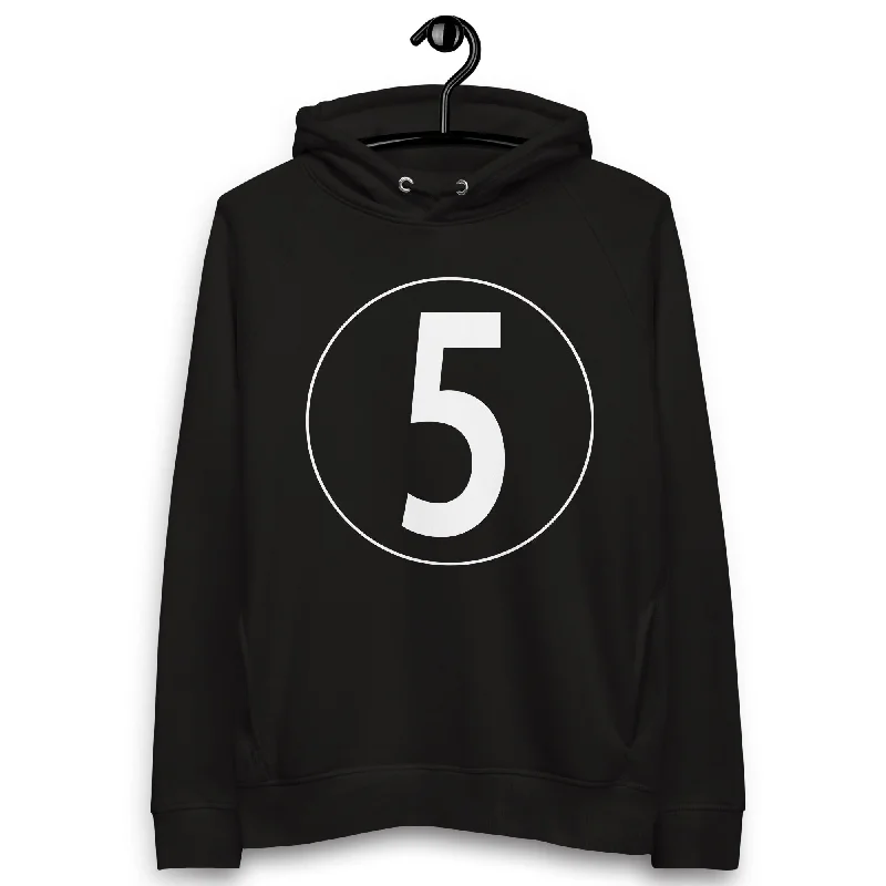 While Supplies Last Unisex pullover hoodie: White on Black 5