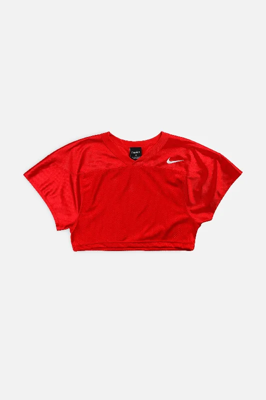 Don’t Miss Out Rework Crop Nike Football Jersey - XS