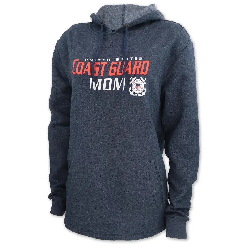 Sneak Peek Sale Ladies United States Coast Guard Mom Hood (Midnight Navy)