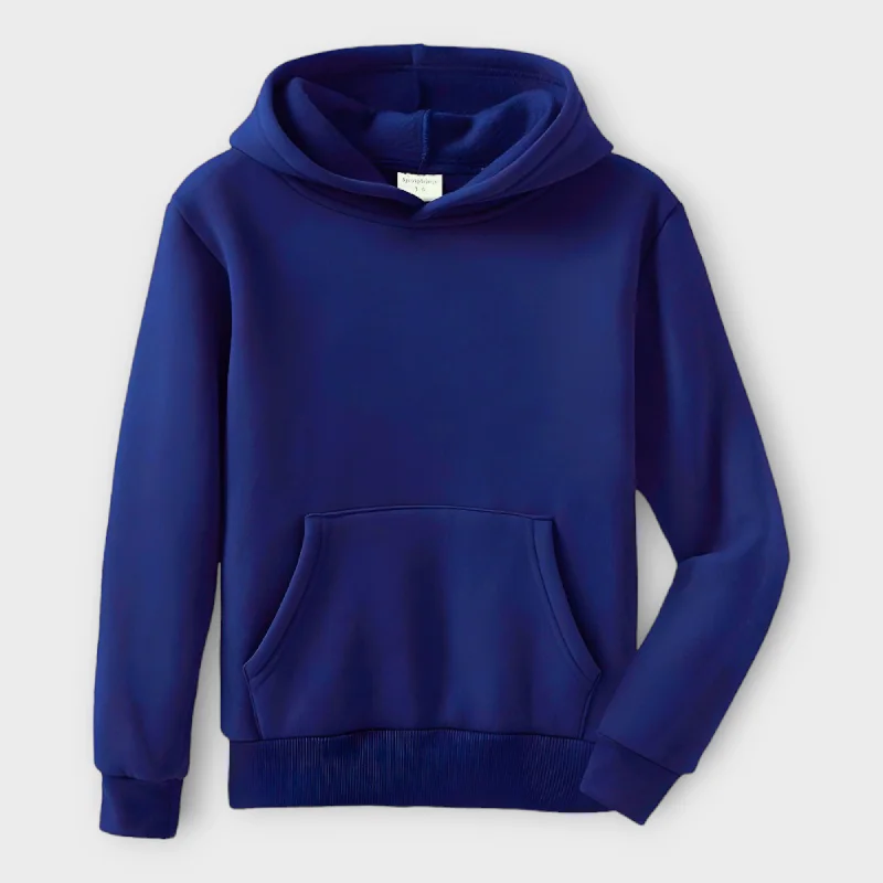 Factory Direct Sale Winter Basic Royal Blue Hoodie For Women's