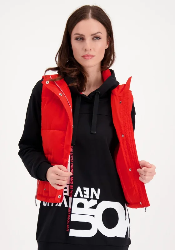 Sneak Peek Sale Monari Short Quilted Gilet, Red