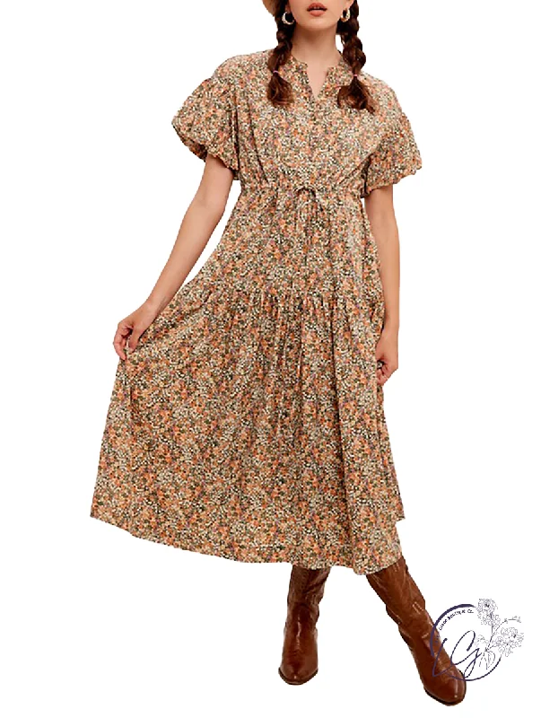 Steals and Deals Attention On Me Floral Maxi Dress
