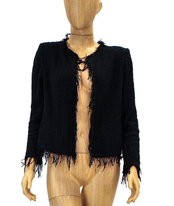 Markdowns Knitted Fringe Blazer