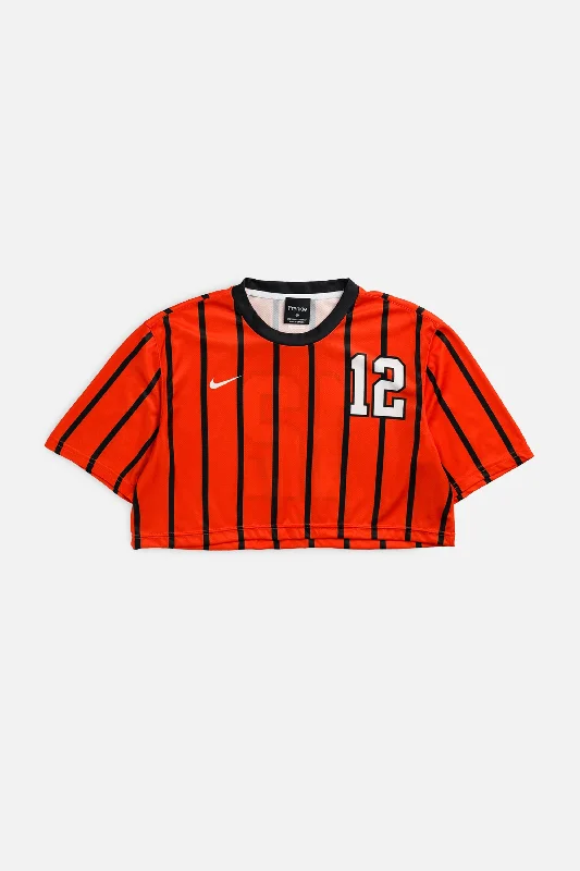 Rework Crop Nike Soccer Jersey - M