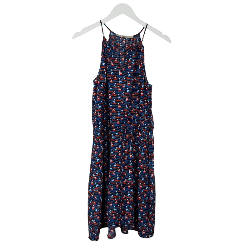 Online Only Navy Dress Casual Midi 41 Hawthorn, Size S