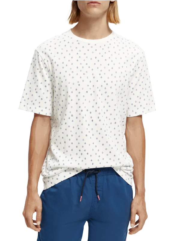 Year-End Clearance Scotch & Soda - Mini Printed Tee - Blue/Cream