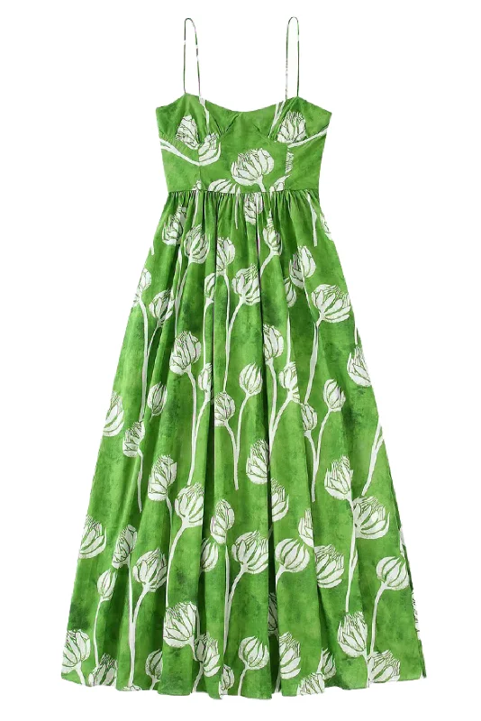 Super Sale 'Katrina' Floral Sleeveless Suspender Dress