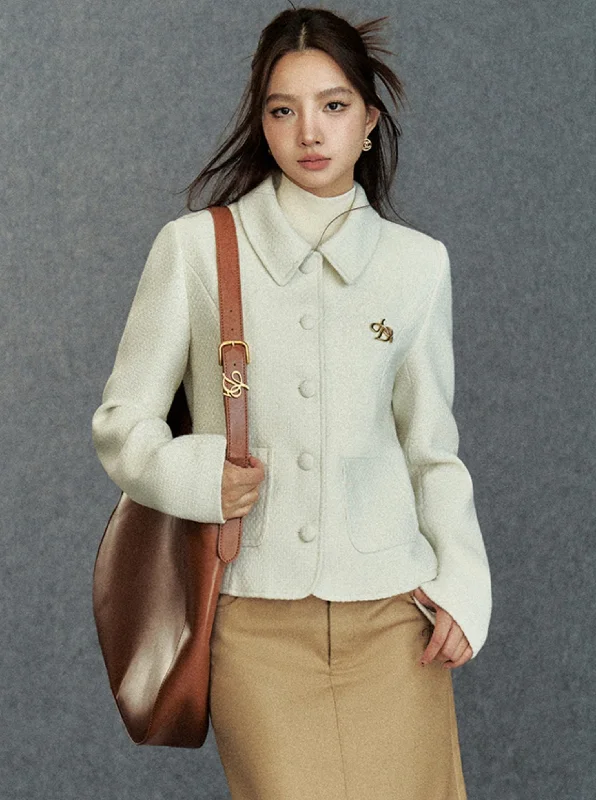 One-DAY Sale Classic Cropped Tweed Jacket