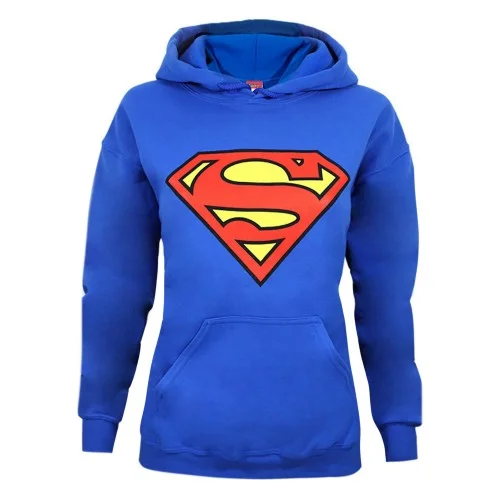 Buy More, Save More Superman Womens/Ladies Shield Logo Hoodie