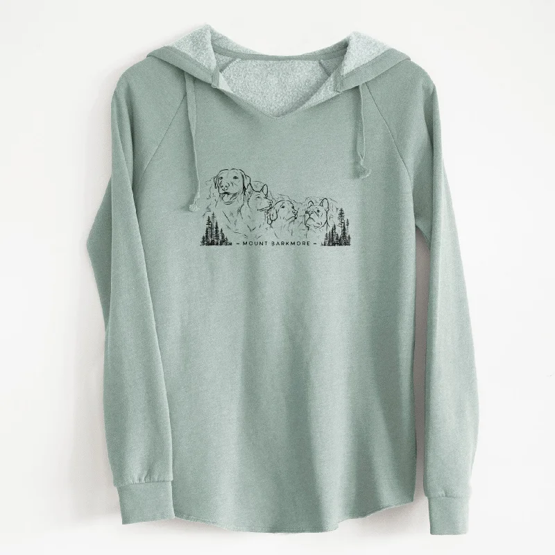 Mount Barkmore - Dog Tribute - Cali Wave Hooded Sweatshirt