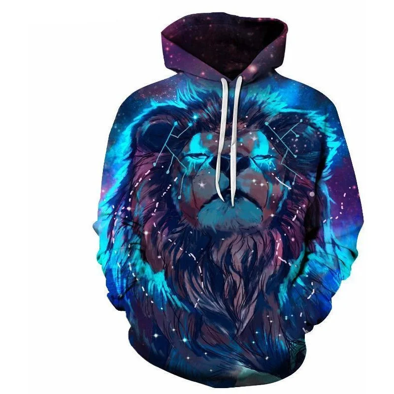Stock Clearance Lion Constellation Hoodie