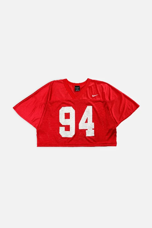 Special Promotion Rework Crop Nike Football Jersey - XXL