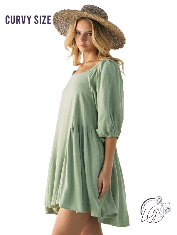 Best Bargains Curvy Hidden Haven Mini Dress