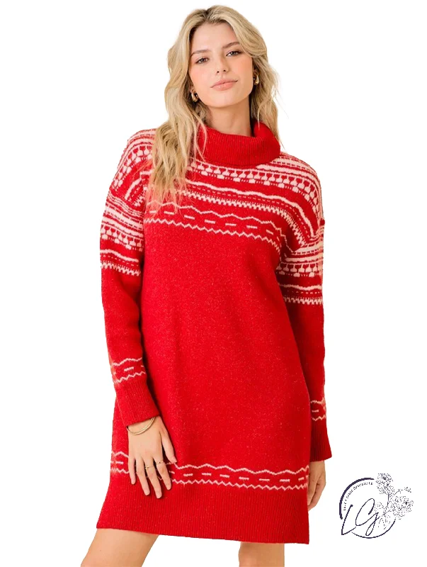 Year-End Sale Winter Wonderland Sweater Dress